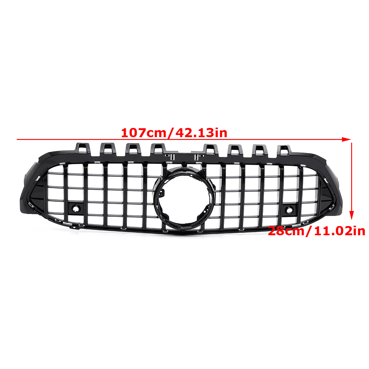 GTR-Style-Glossy-Black-Front-Grill-Grille-For-Mercedes-Benz-W177-A250-A200-A45-AMG-2019-Without-Came-1720881