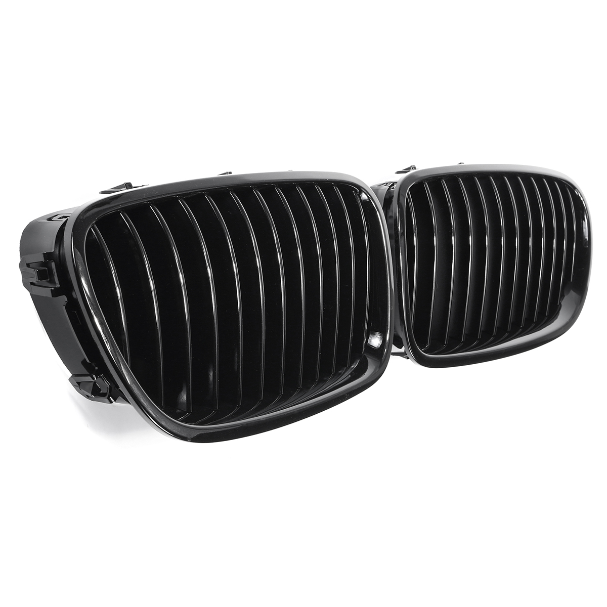 Gloss-Black-Front-Grill-Grille-Kidney-For-BMW-F18-F10-F11-5-Series-10-16-1382188