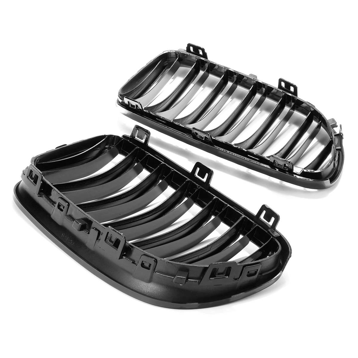 Gloss-Black-Front-Kidney-Grill-Grille-For-BMW-E92-E93-2010-2014-1381786