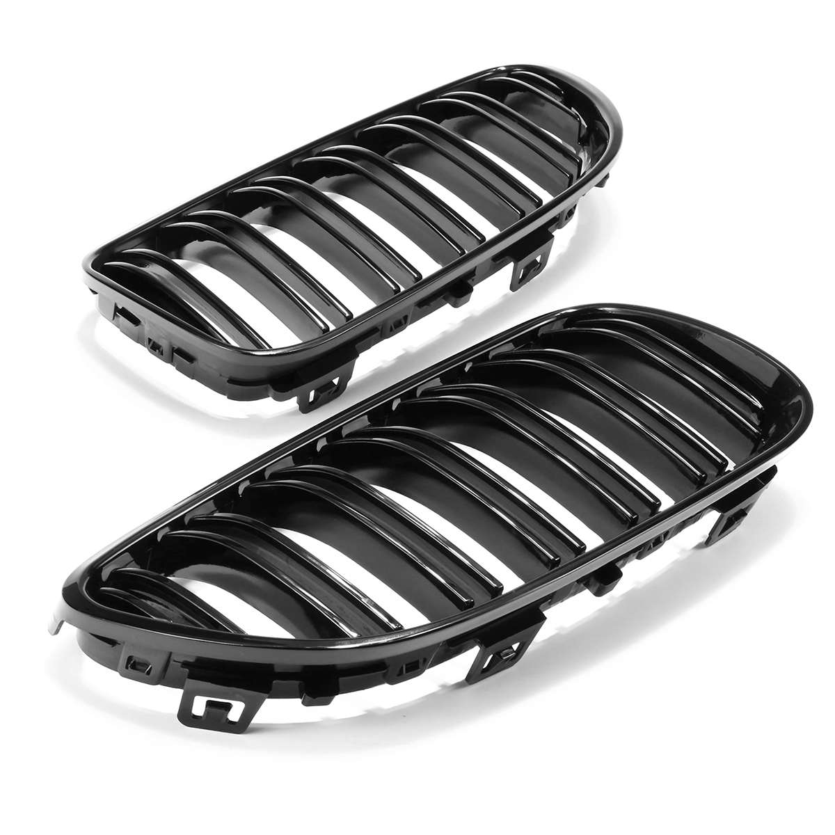 Gloss-Black-Front-Kidney-Grill-Grille-For-BMW-E92-E93-2010-2014-1381786