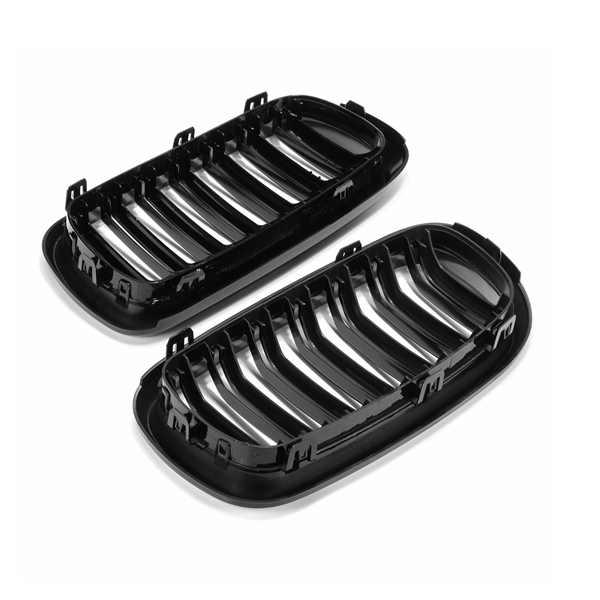 Gloss-Black-Front-Sport-Grill-Grille-Double-Line-For-BMW-F15F16-X5-X6-2014-2017-1270167
