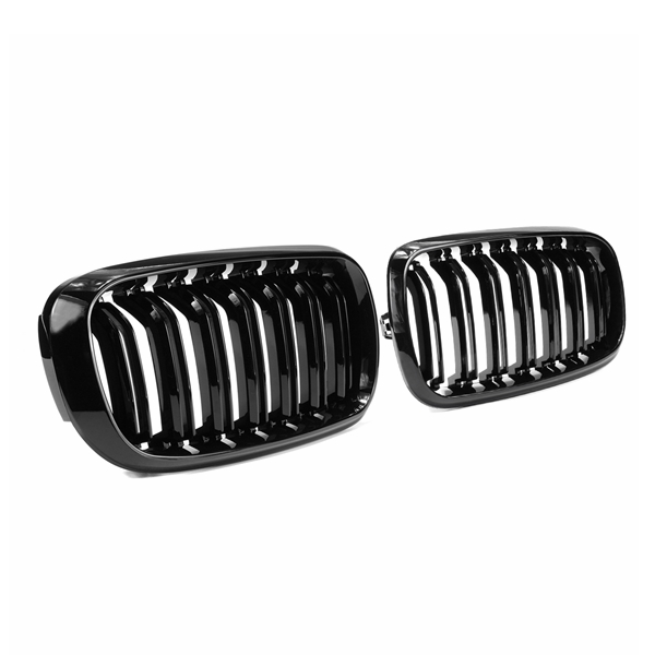 Gloss-Black-Front-Sport-Grill-Grille-Double-Line-For-BMW-F15F16-X5-X6-2014-2017-1270167