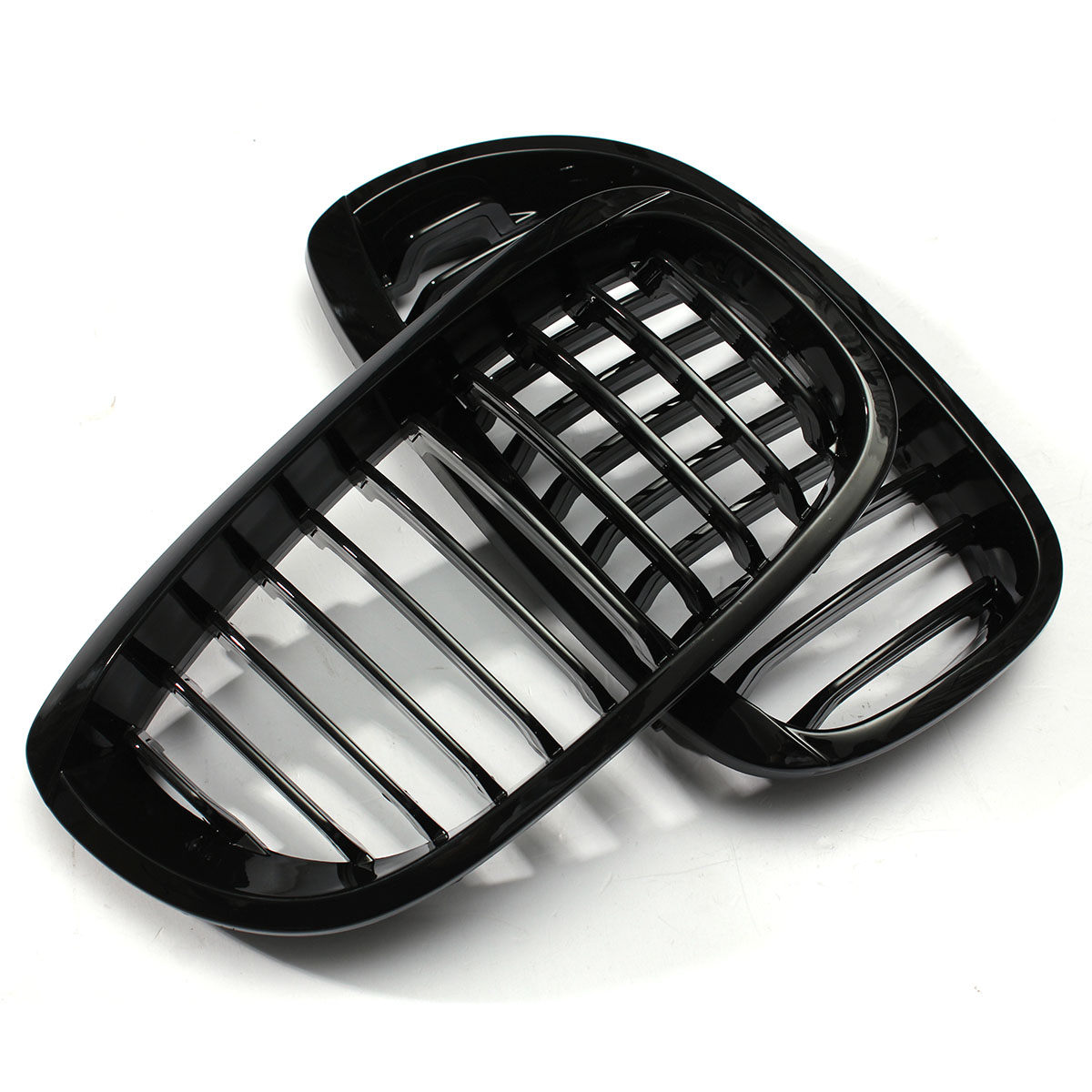 Gloss-Black-Front-Sport-Wide-Car-Grille-For-BMW-E46-3-Series-2Dr-02-06-1376292