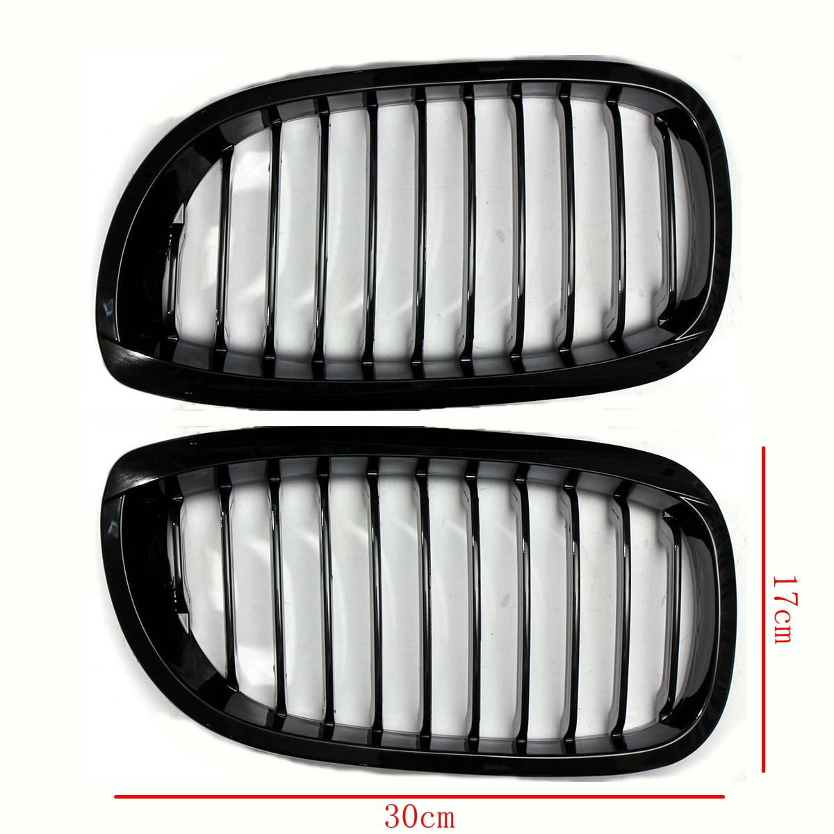 Gloss-Black-Front-Sport-Wide-Car-Grille-For-BMW-E46-3-Series-2Dr-02-06-1376292