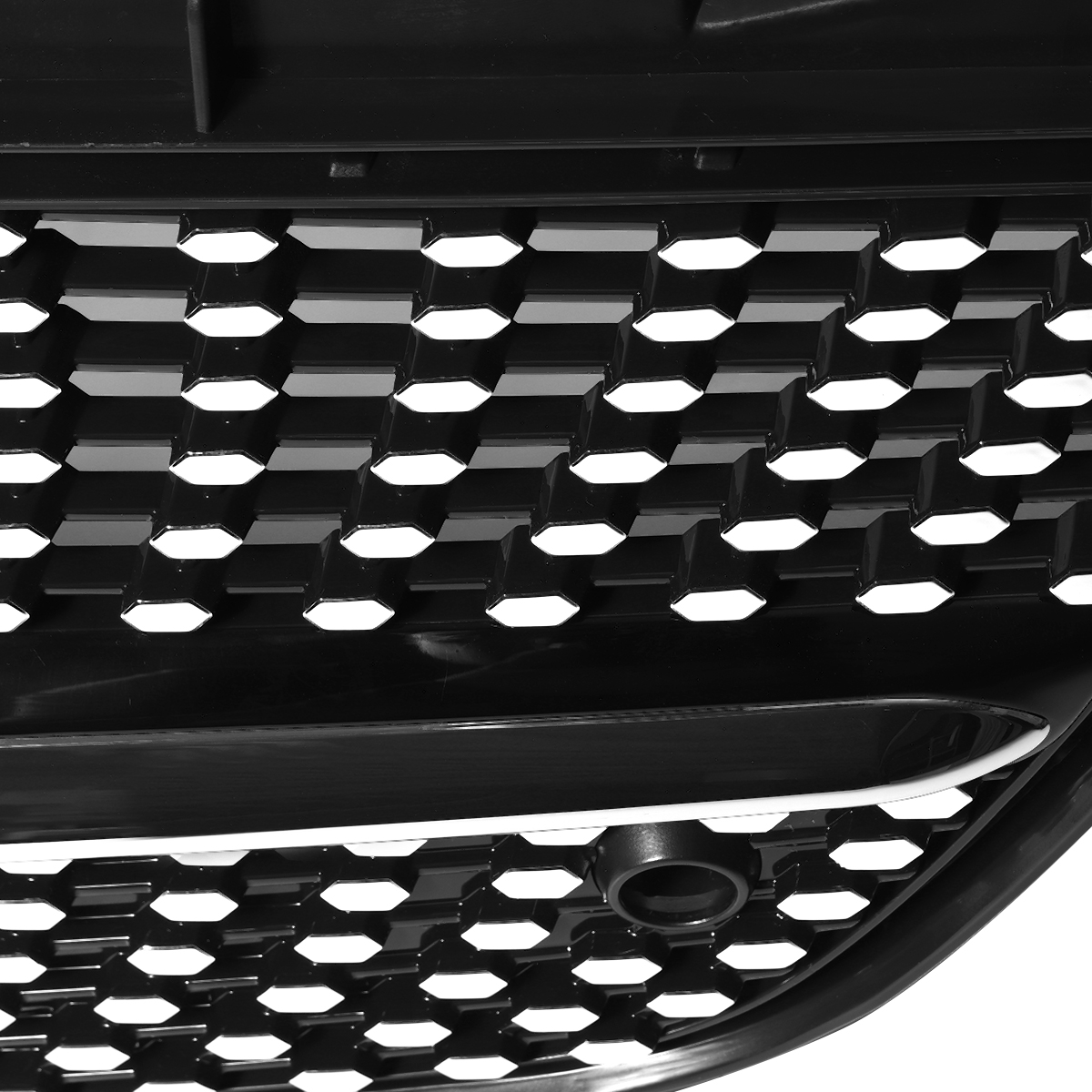 Glossy-Black-Diamond-Style-Front-Grill-Grille-For-Mercedes-Benz-SLK-Class-R172-200-250-350-2012-2016-1680956