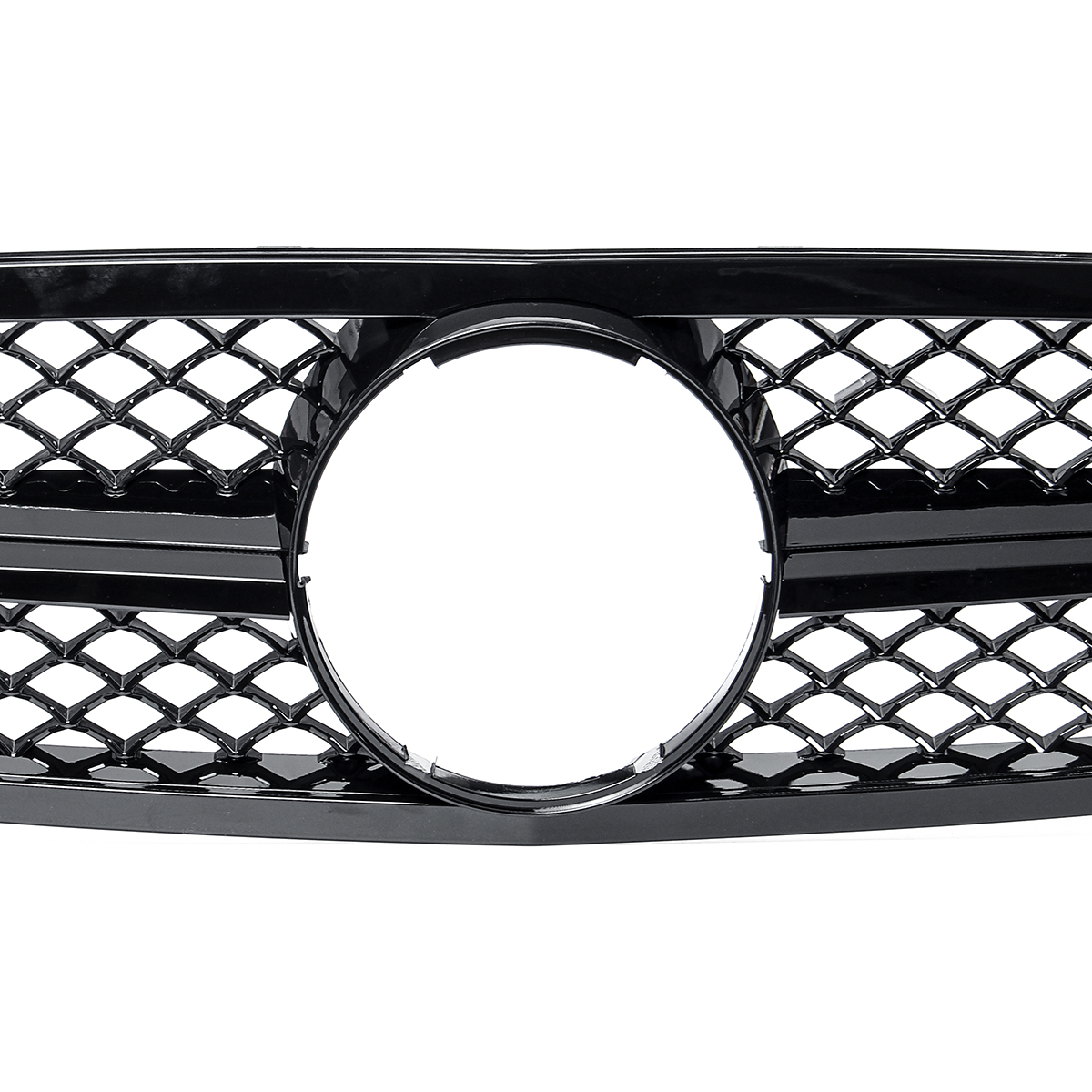 Glossy-Black-Front-Grille-Grill-AMG-Style-For-Mercedes-Benz-C-Class-W203-S203-C280-C320-C240-C200-20-1727183