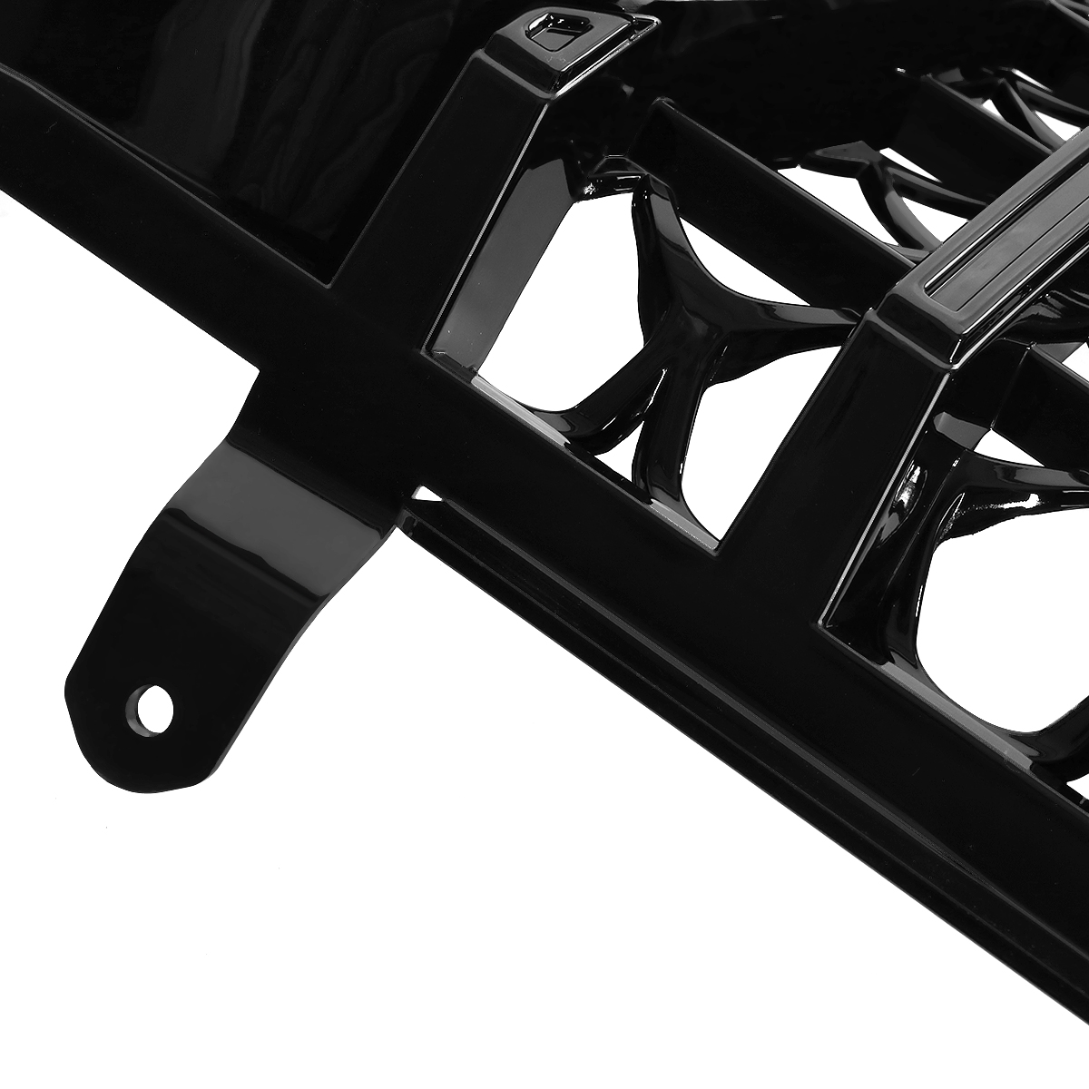 Glossy-Black-GTR-Style-Front-Grill-Grille-For-Mercedes-Benz-ML-Class-W164-ML320-ML350-ML550-2005-200-1694932