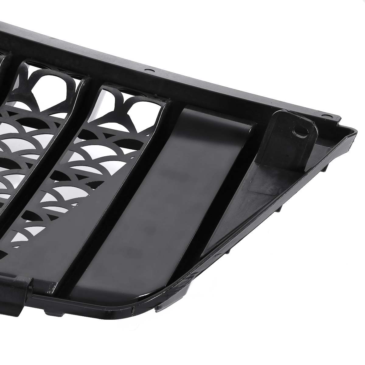 Glossy-Black-GTR-Style-Front-Grill-Grille-For-Mercedes-Benz-ML-Class-W164-ML320-ML350-ML550-2005-200-1694932