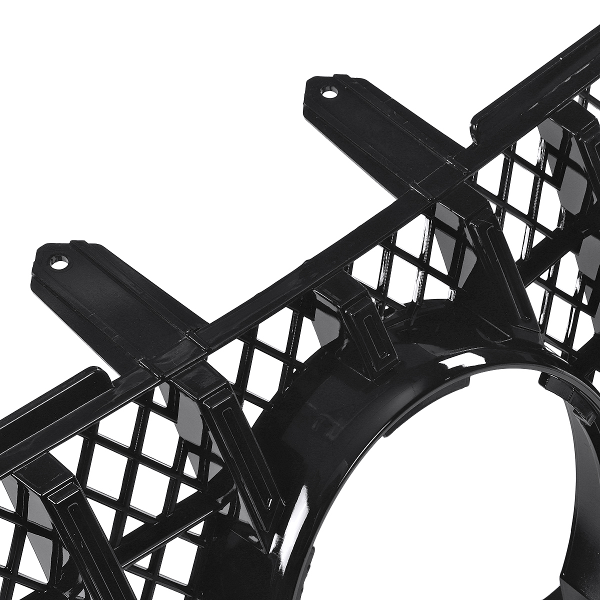 Glossy-Black-GTR-Style-Front-Grill-Grille-For-Mercedes-ML-Class-W164-ML320-ML350-ML550-2009-2011-1694931