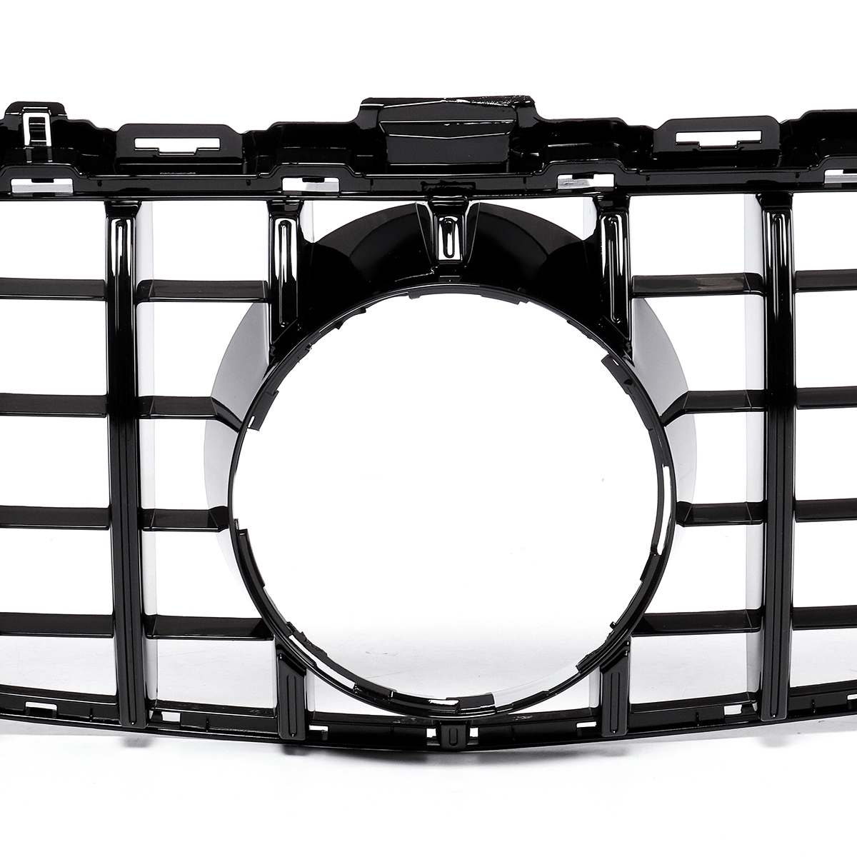 Glossy-Black-Upper-Grille-For-2015-2018-Mercedes-Benz-w205-C200-C250-C300-C350-GTR-Without-Camera-1680963