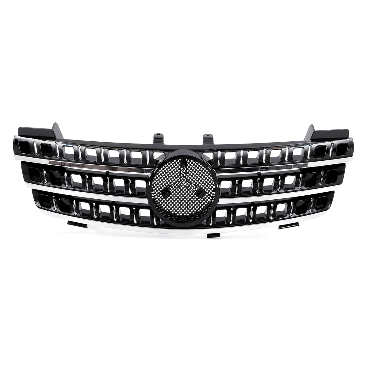 Glossy-Front-Hood-Grill-Grille-For-Mercedes-Benz-ML-Class-W164-ML320-ML350-ML550-2005-2008-1544912