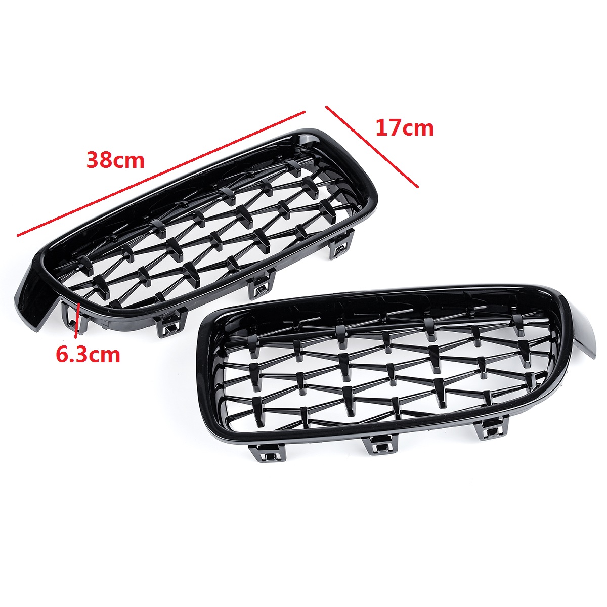 Grill-Grille-Diamond-Black-For-BMW-3-Series-F30-F35-F80-Saloon-Estate-2011-2019-1778832