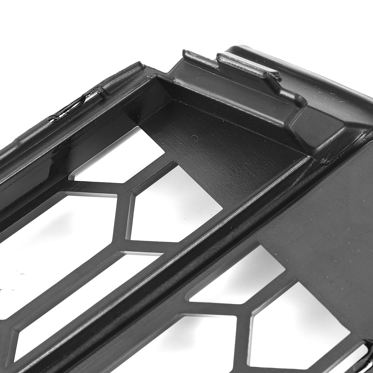 HONEYCOMB-HEX-Front-Grille-Grill-Chrome-Silver-Fog-Light-Lamp-Cover-For-A4-B8-B85-ALLROAD-2009-2015-1800660