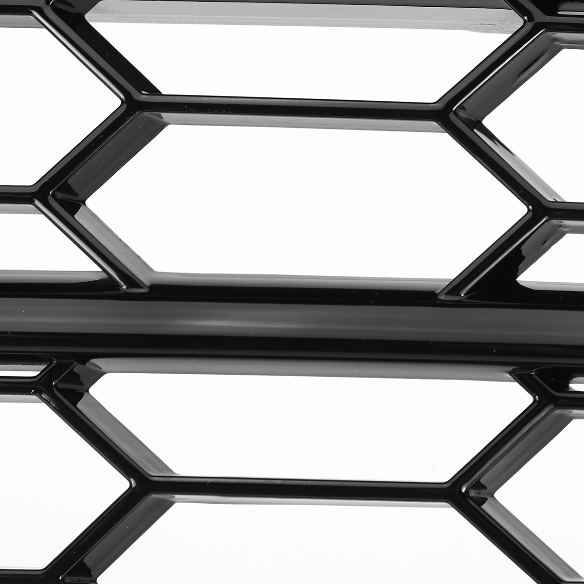 HONEYCOMB-HEX-Front-Grille-Grill-Chrome-Silver-Fog-Light-Lamp-Cover-For-A4-B8-B85-ALLROAD-2009-2015-1800660