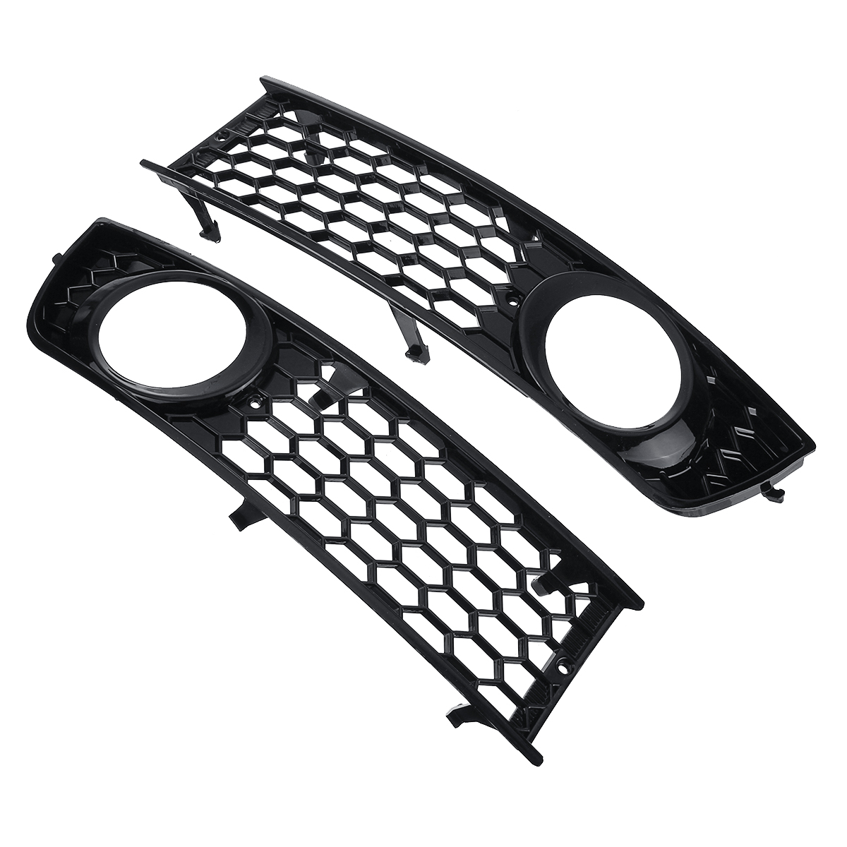 Honeycomb-Hex-Mesh-Frnot-Fog-Light-Open-Vent-Grill-Grille-For-AUDI-A4-B6-2001-2005-1664277