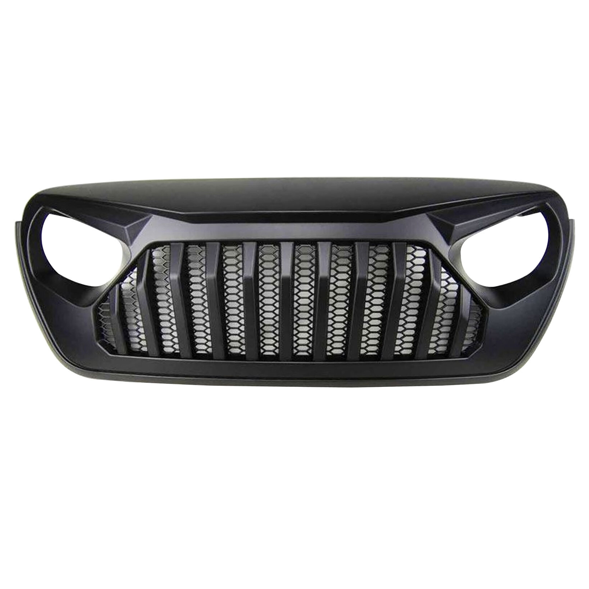 Matte-Black-ABS-Front-Bumper-Grille-Upper-Grill-For-JEEP-Wrangler-JL-2018-2019-1490565