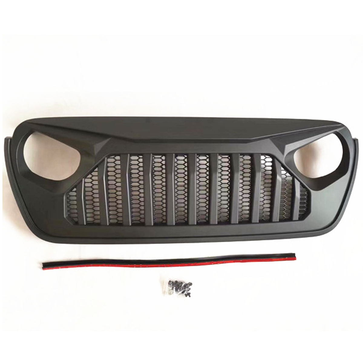 Matte-Black-ABS-Front-Bumper-Grille-Upper-Grill-For-JEEP-Wrangler-JL-2018-2019-1490565