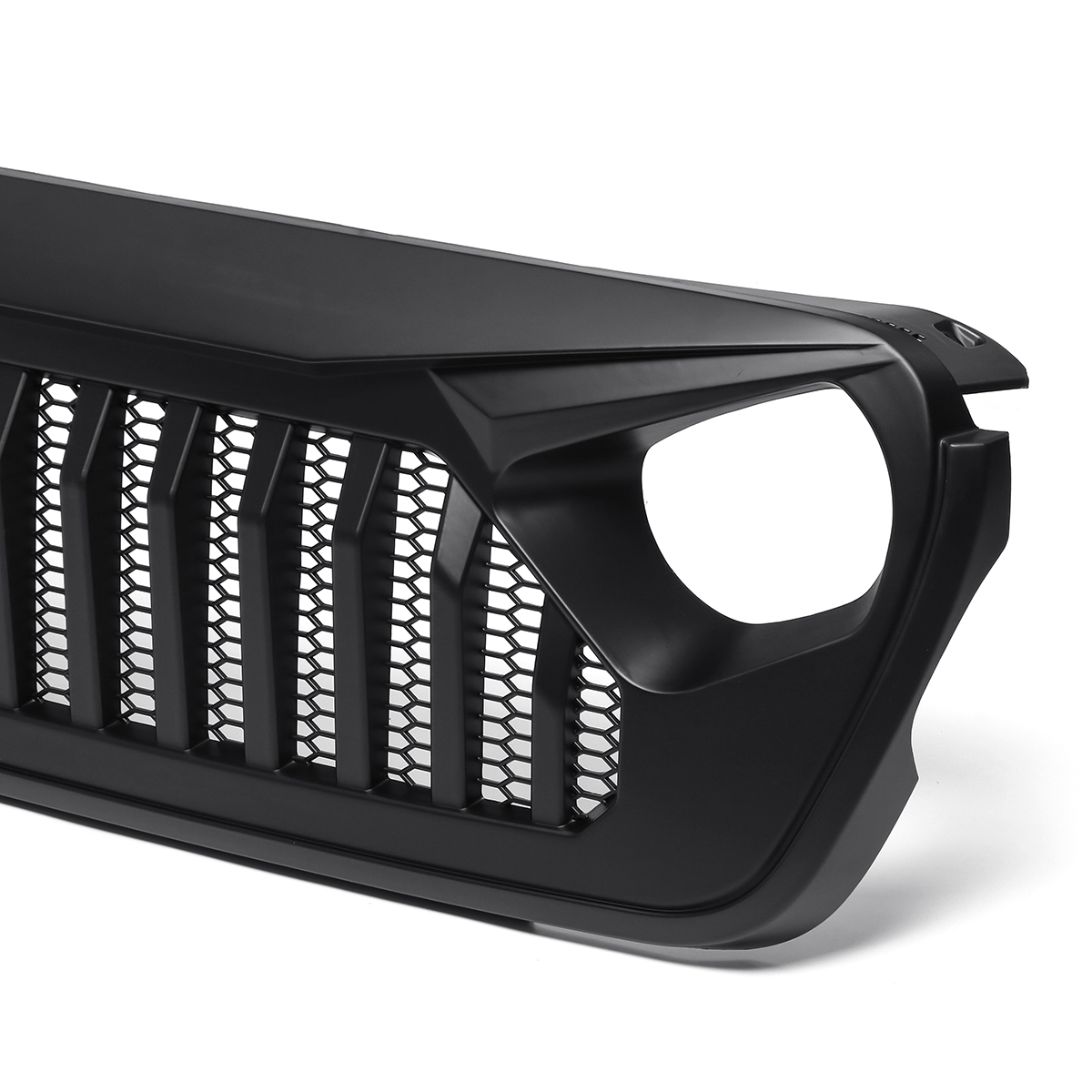 Matte-Black-ABS-Front-Bumper-Grille-Upper-Grill-For-JEEP-Wrangler-JL-2018-2019-1490565