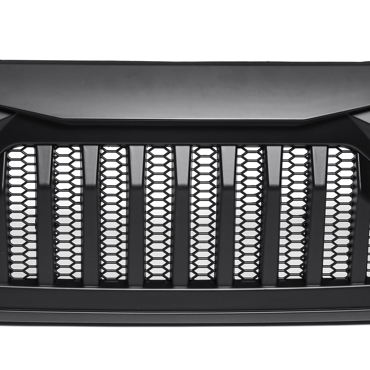 Matte-Black-ABS-Front-Bumper-Grille-Upper-Grill-For-JEEP-Wrangler-JL-2018-2019-1490565