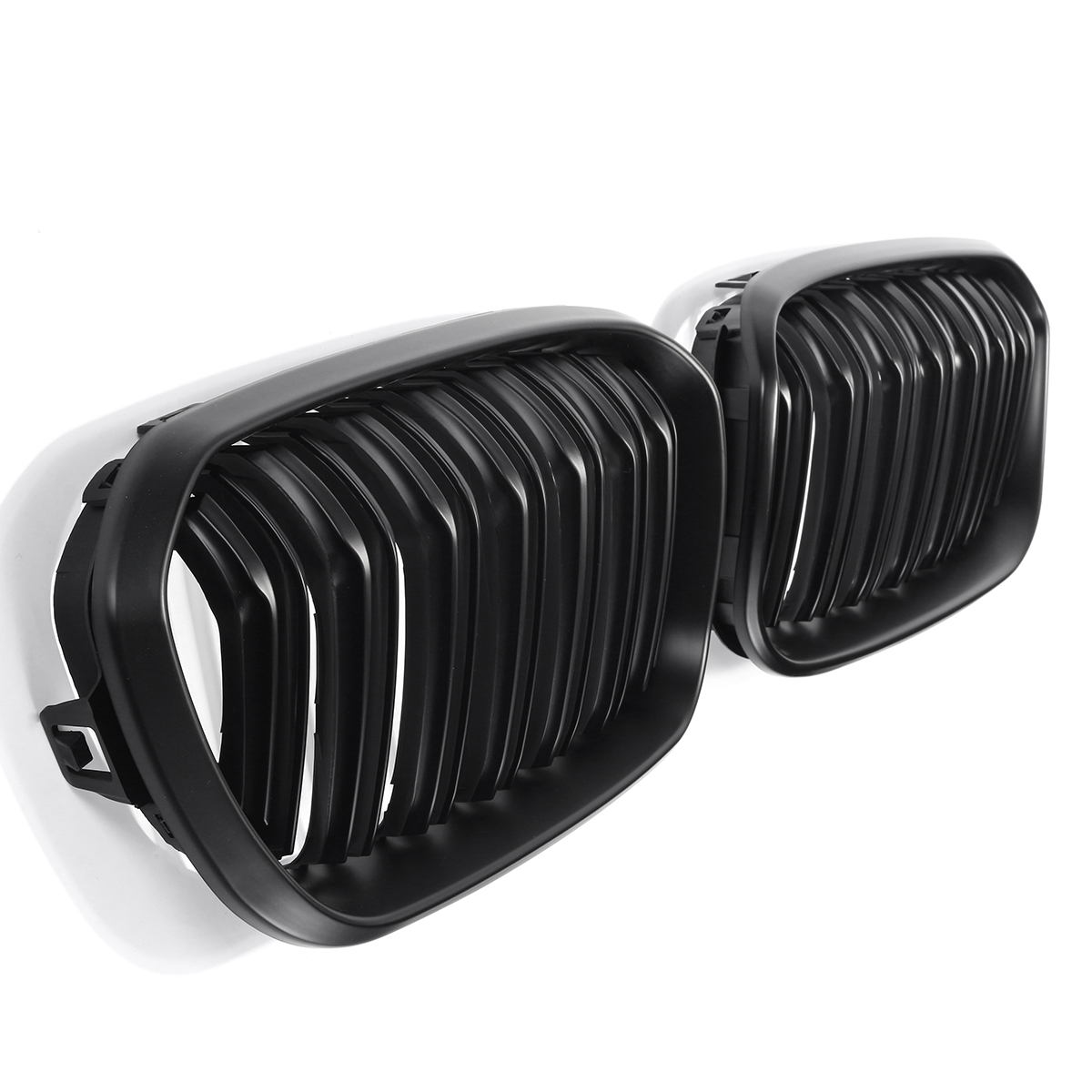 Matte-Black-Front-Kidney-Grill-Grille-For-BMW-F20-F21-1-Series-15-17-1381903