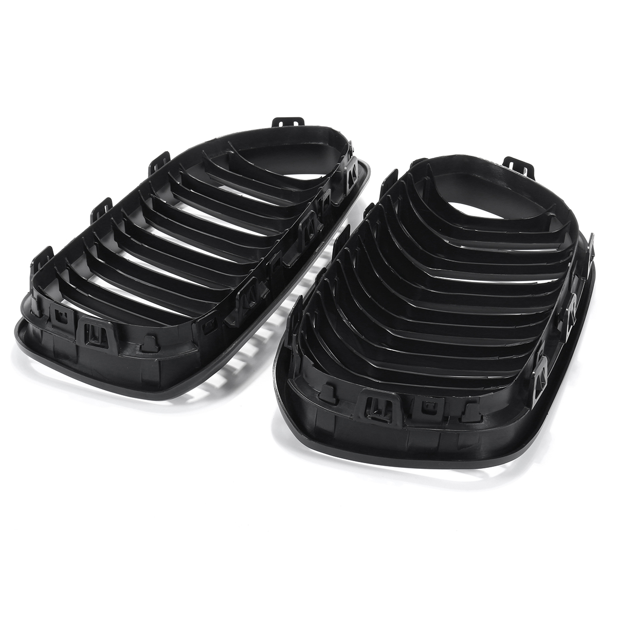 Matte-Black-Front-Kidney-Grill-Grille-For-BMW-F20-F21-1-Series-15-17-1381903