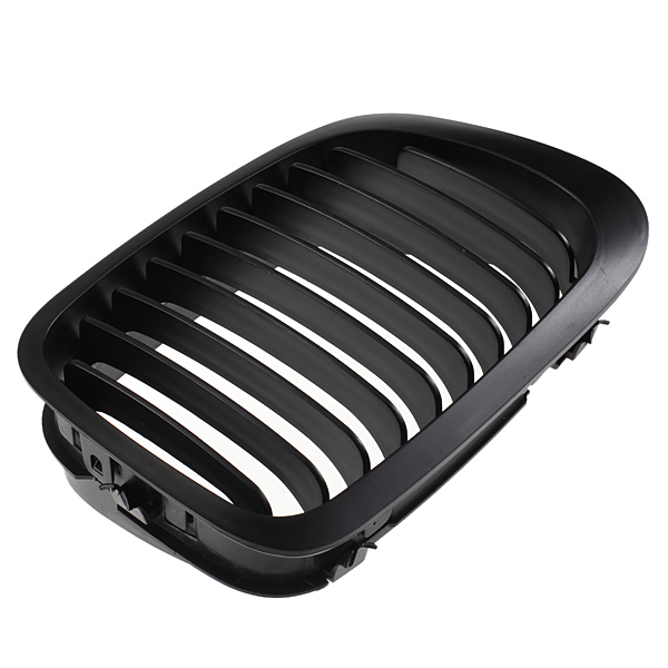 Matte-Black-Front-Kidney-Sport-Grilles-Grill-For-BMW-E46-2D-2-Door-1998-2002-46591