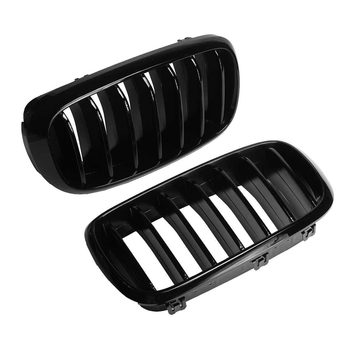 One-Pair-Car-Gloss-Black-Front-Kidney-Grille-Grilles-For-BMW-X5-F15-X6-F16-2014-2017-1249082