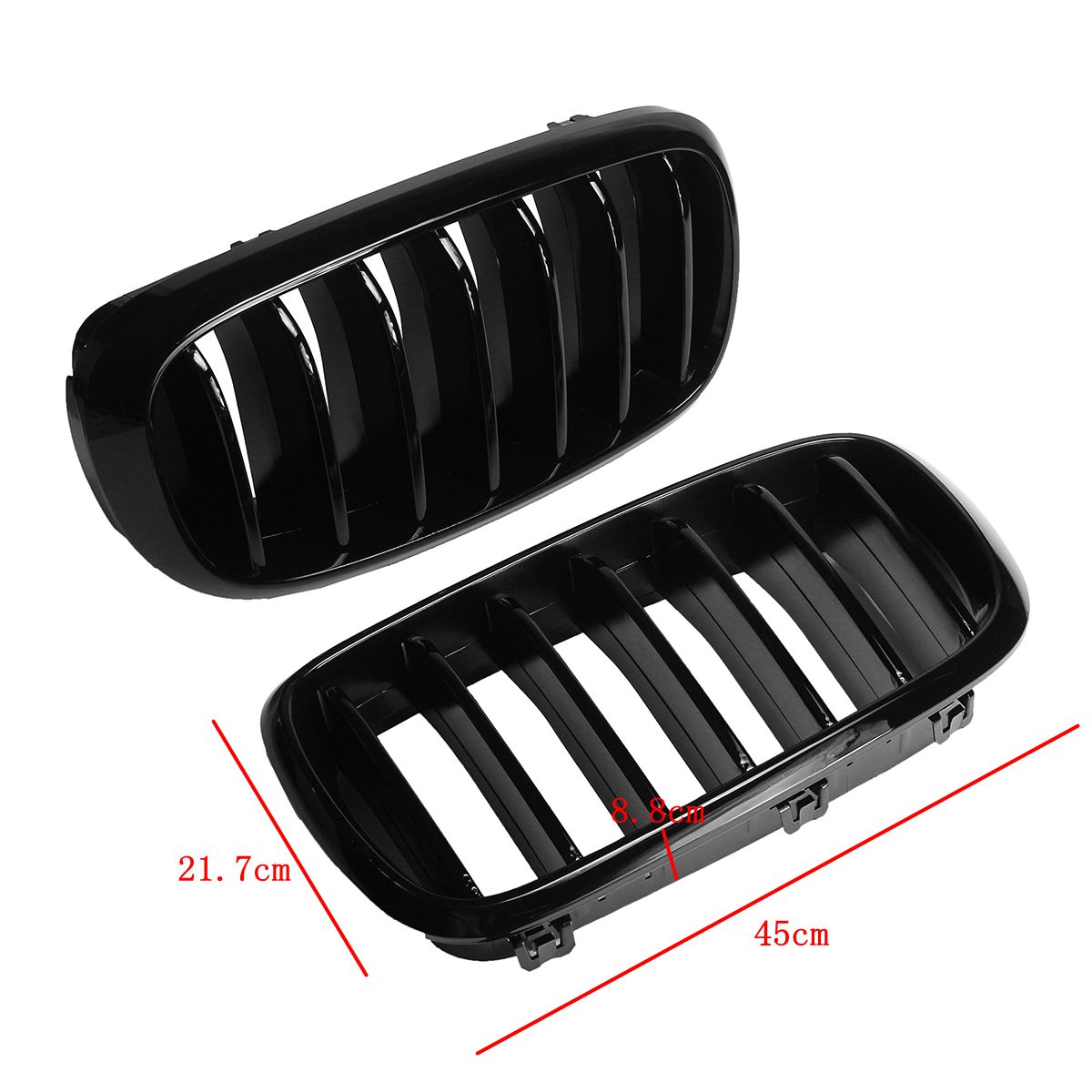 One-Pair-Car-Gloss-Black-Front-Kidney-Grille-Grilles-For-BMW-X5-F15-X6-F16-2014-2017-1249082