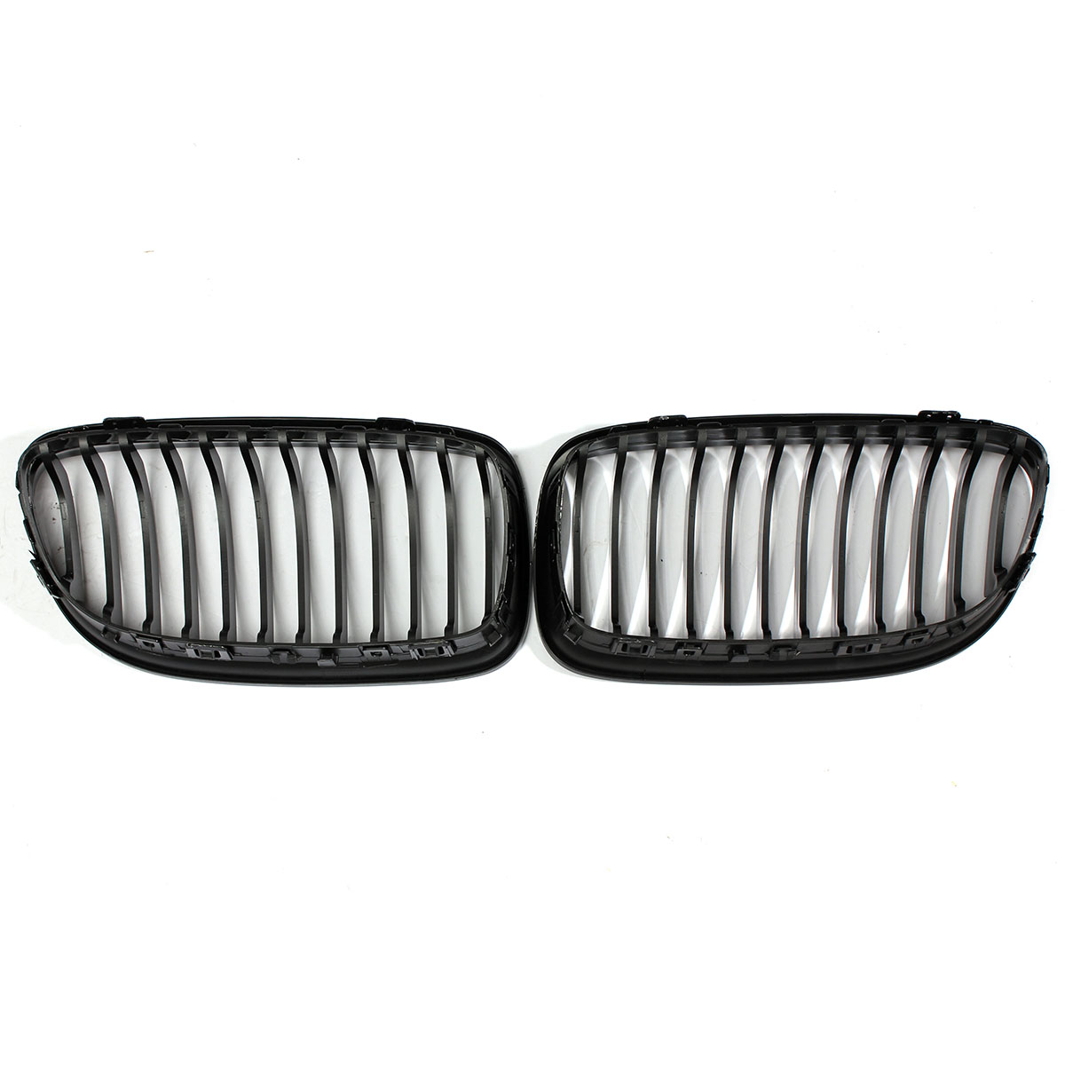 Pair-ABS-Gloss-Black-Baking-Varnish-Front-Car-Grille-For-BMW-E90-09-12-1376376