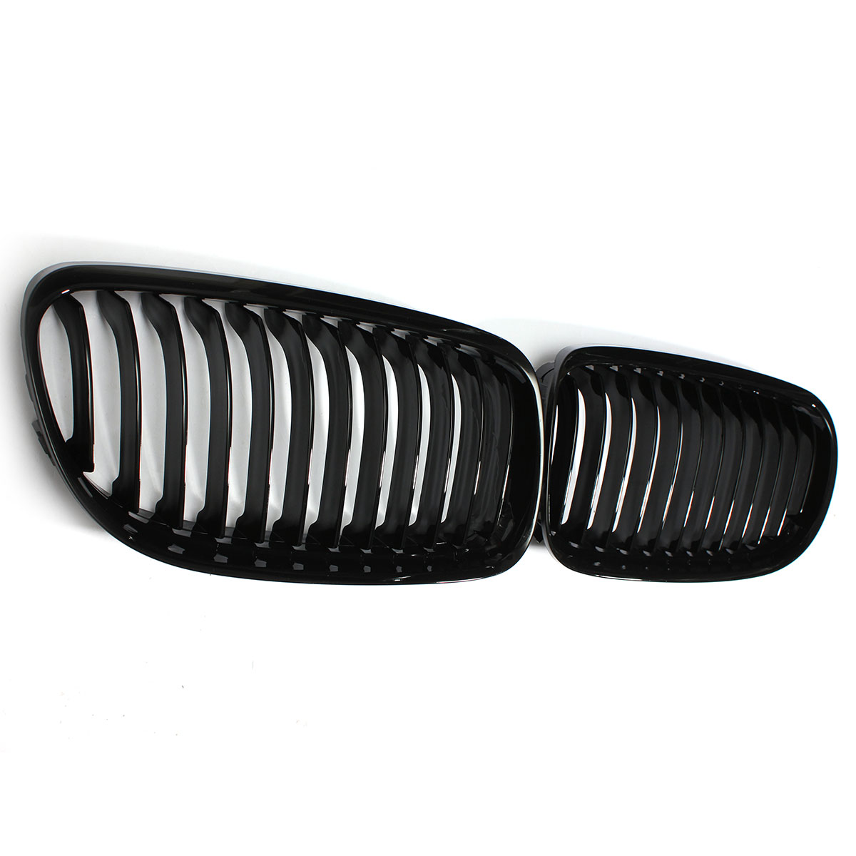 Pair-ABS-Gloss-Black-Baking-Varnish-Front-Car-Grille-For-BMW-E90-09-12-1376376