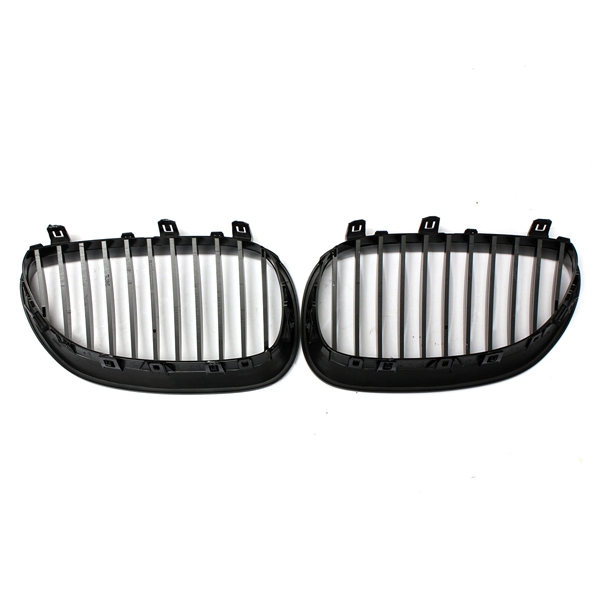 Pair-Black-Front-Sport-Wide-Kidney-Grille-Grill-for-BMW-E60-E61-5Series-M5-03-10-1012501