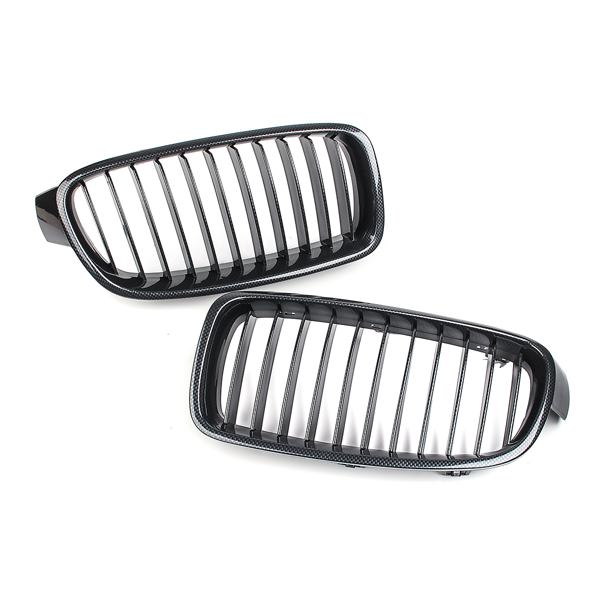 Pair-Carbon-Fiber-ABS-Front-Kidney-Grille-For-BMW-F30-F31-F35-2012-up-1400649