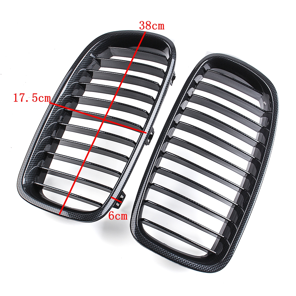 Pair-Carbon-Fiber-ABS-Front-Kidney-Grille-For-BMW-F30-F31-F35-2012-up-1400649
