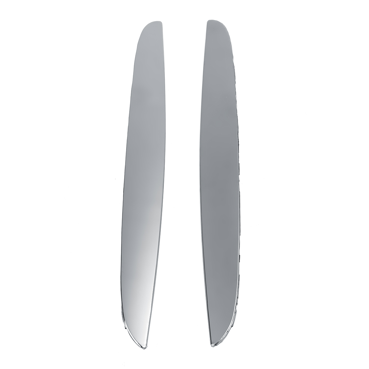 Pair-Chrome-Front-Kidney-Grilles-Upper-Hood-Eyelids-Diamond-Meteor-Style-For-BMW-3-Series-E90-E91-20-1793167