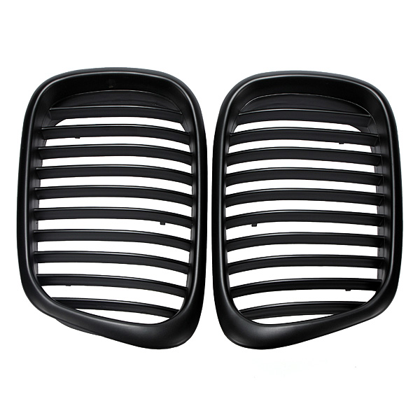Pair-Front-Grille-Grill-Black-for-BMW-E39-5-Series-M5-1997-2003-918575
