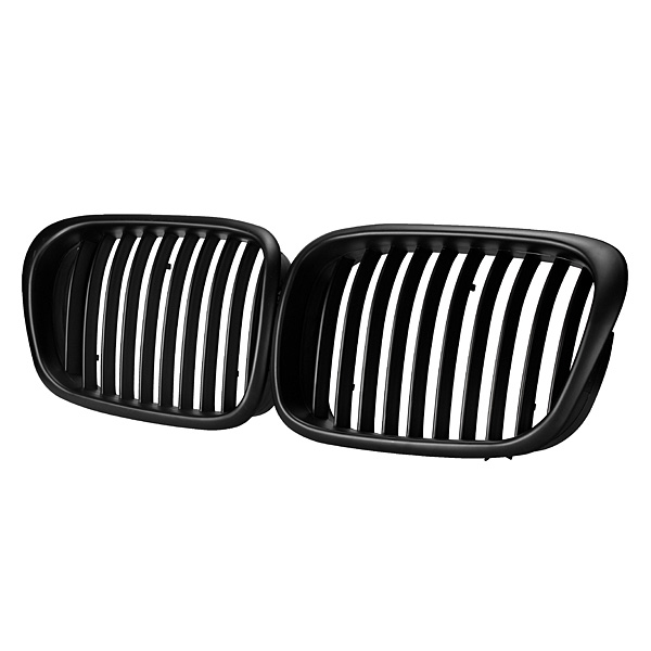 Pair-Front-Grille-Grill-Black-for-BMW-E39-5-Series-M5-1997-2003-918575