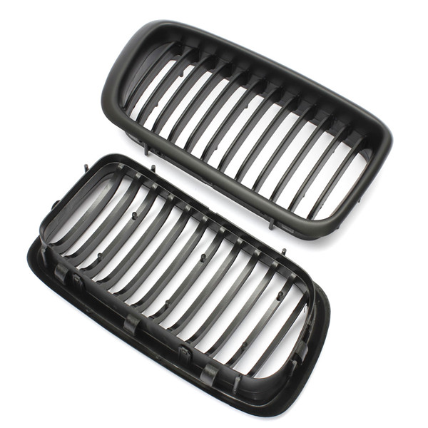 Pair-Front-Kidney-Grills-Grilles-For-BMW-E38-7-Series-95-01-924725