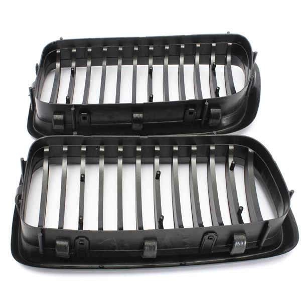 Pair-Front-Kidney-Grills-Grilles-For-BMW-E38-7-Series-95-01-924725