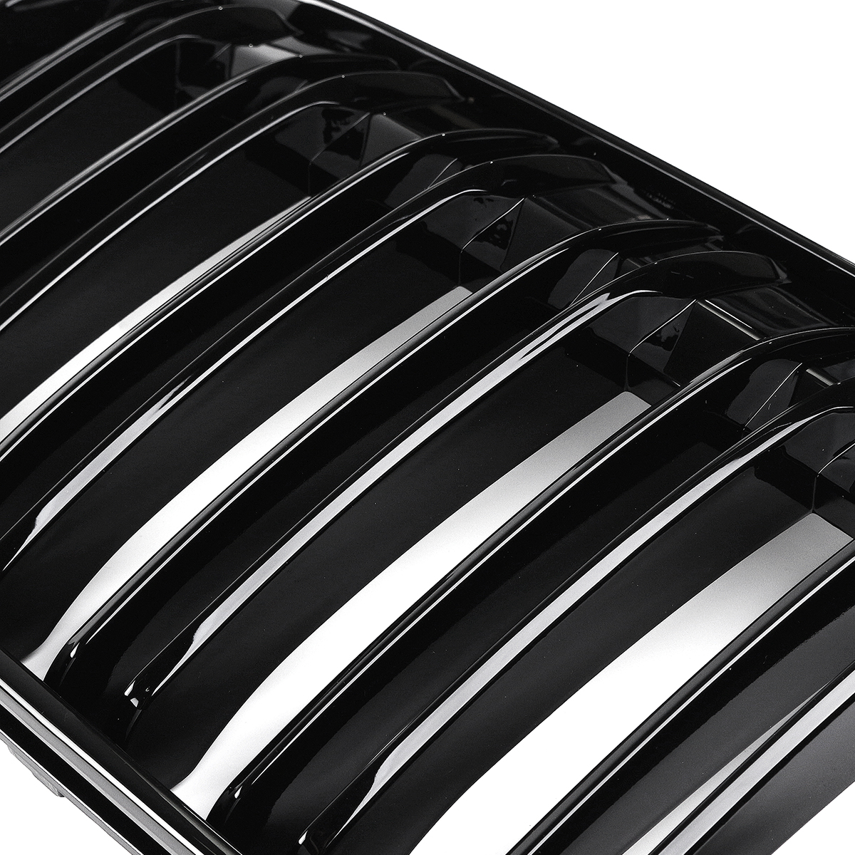 Pair-Gloss-Black--Double-Line-Front-Kidney-Grille-For-BMW-F48-F49-X1--2016-2017-1394477