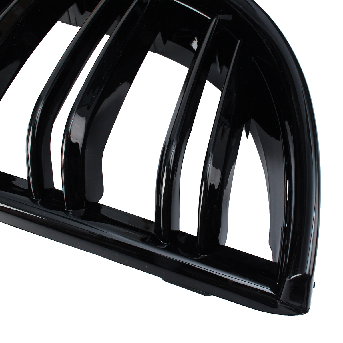 Pair-Gloss-Black-Double-Slat-Sport-Kidney-Grille-Grill-Set-For-BMW-E90-E91-2005-2008-1362824