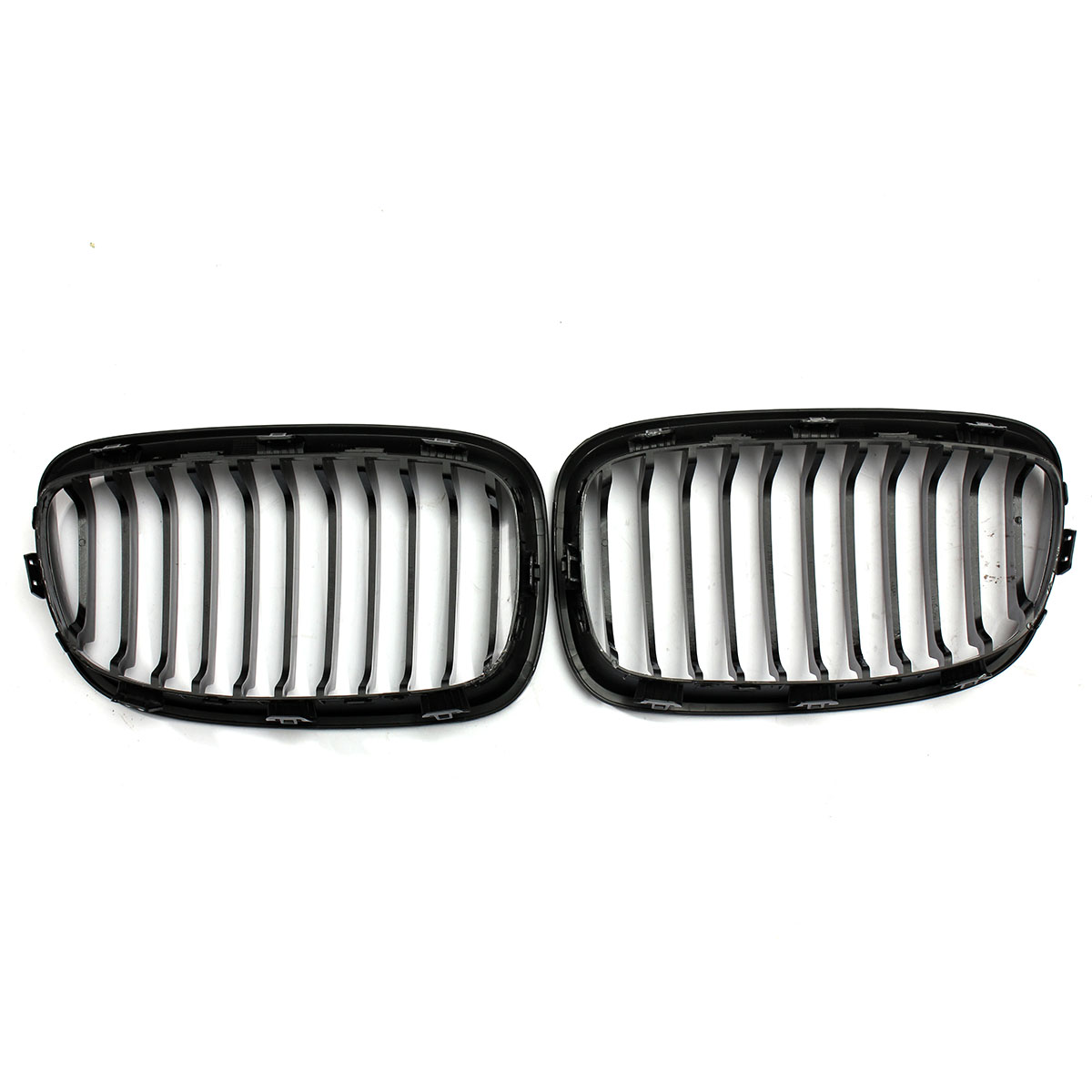 Pair-Gloss-Black-Front-Car-Grille-For-BMW-F20-F21-1-Series-2011-2014-1376284