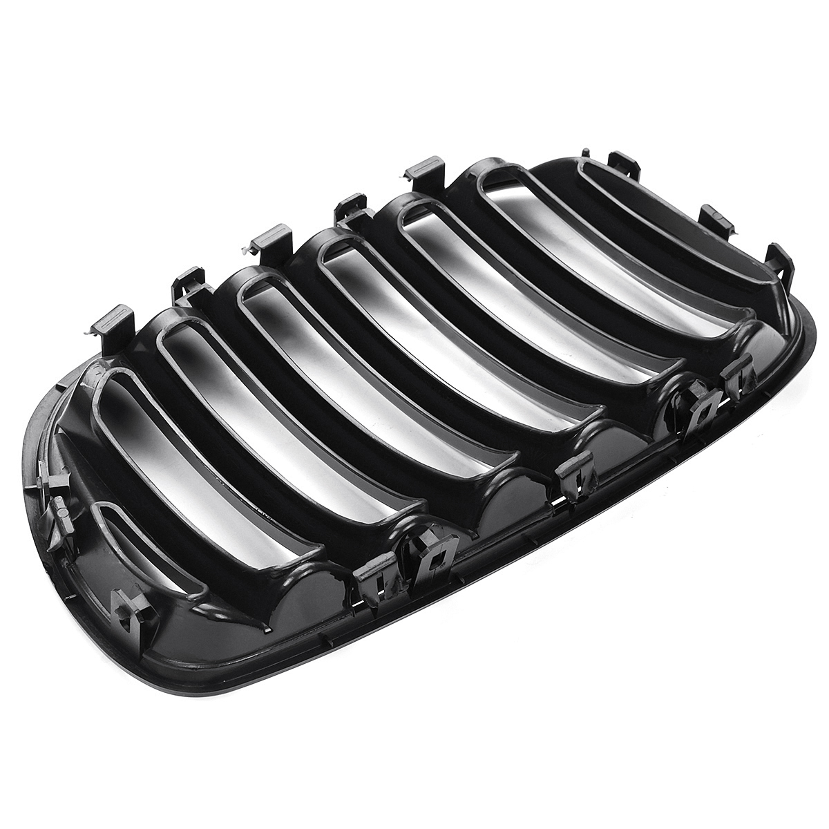 Pair-Gloss-Black-Front-Kidney-Grill-Grille-Right-Left-For-BMW-X5-E53-2004-2006-1386928