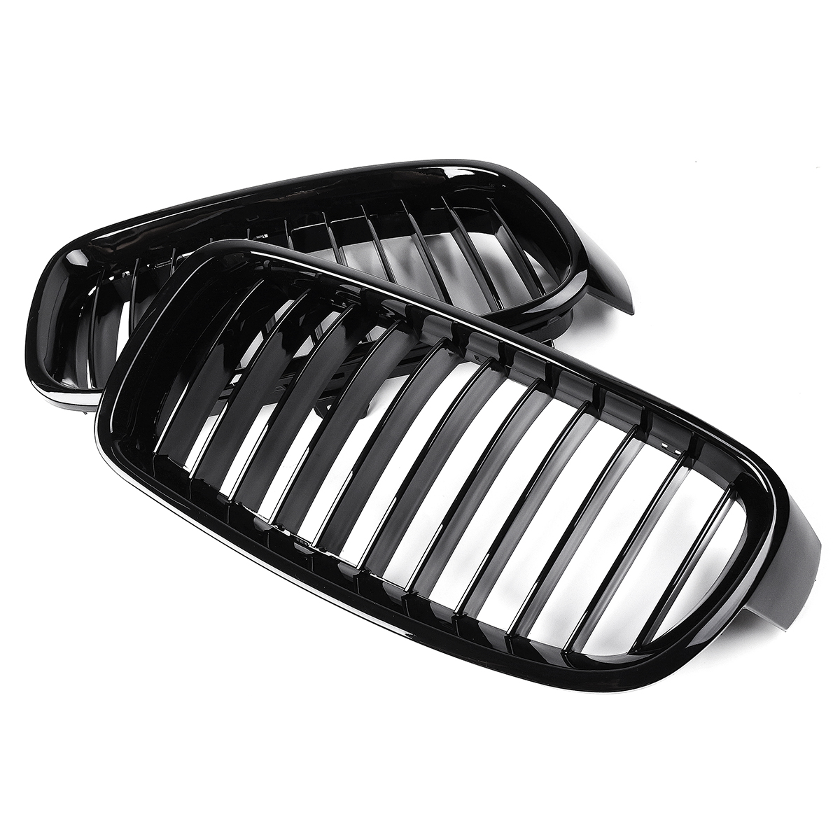 Pair-Gloss-Black-Front-Kidney-Grille-For-BMW-F30-F31-F35-320i-328i-330i-1394475