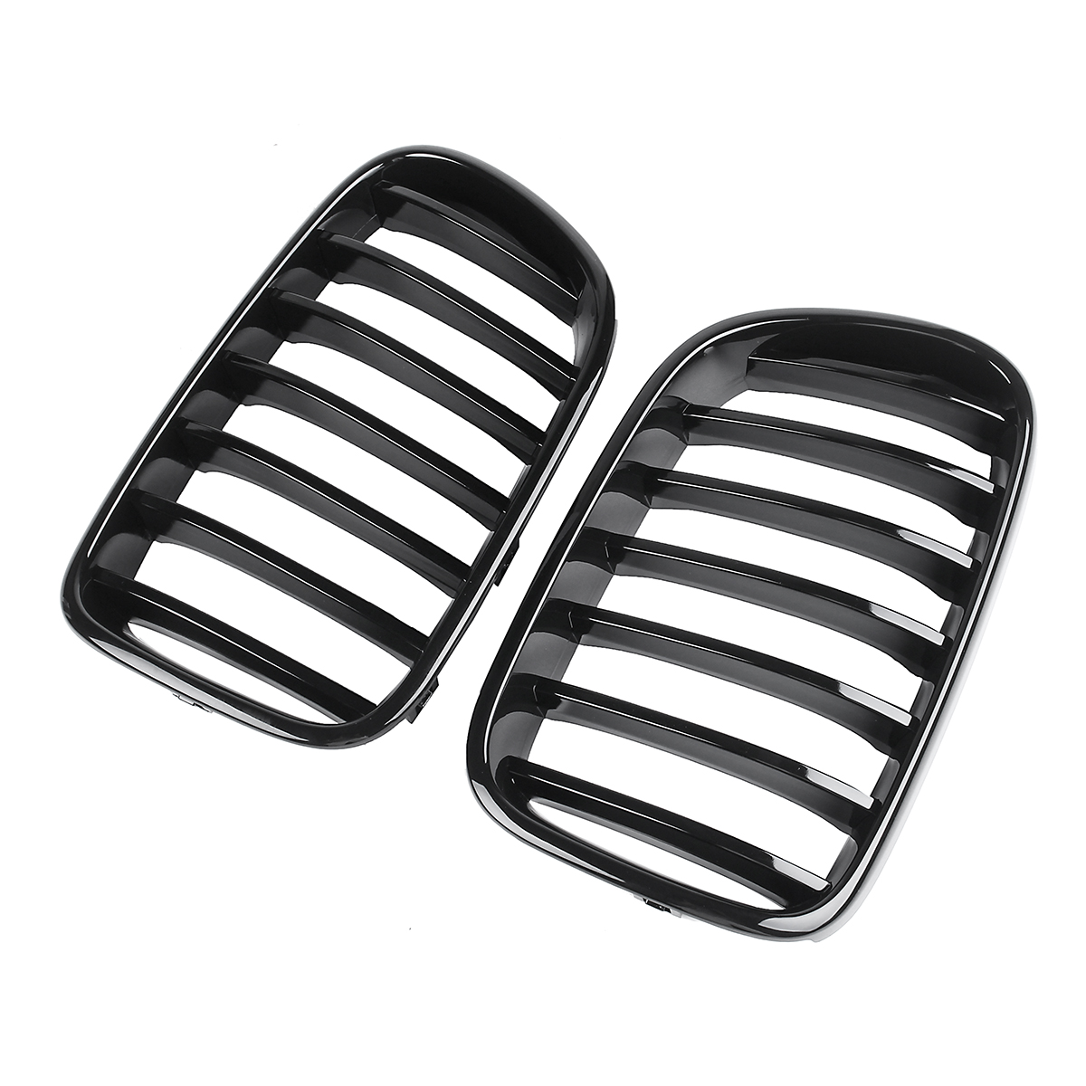 Pair-Gloss-Black-Front-Kidney-Grille-For-BMW-X3-F25-2010-2013-1394620