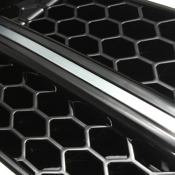 Pair-Glossy-Black-Fog-Light-Cover-Grills-For-Audi-A4-B8-2009-2011-947069