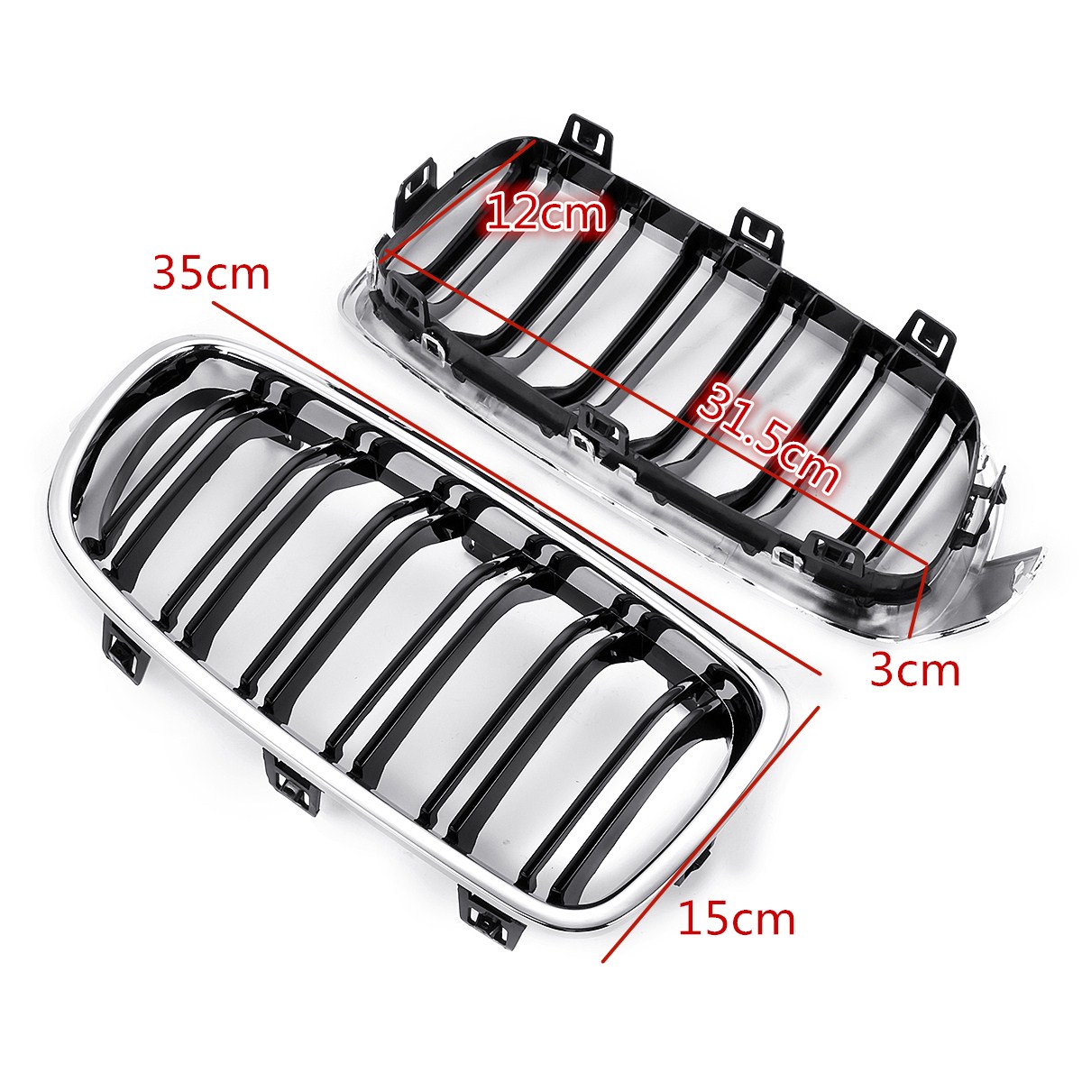 Pair-M3-Look-Front-Grill-Kidney-Grille-For-BMW-3-Series-Type-F30-Sedan-and-F31-Touring-1394577