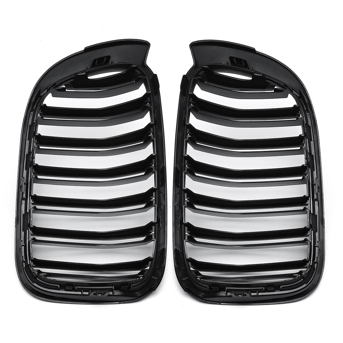 Pair-Matte-Black-Double-Line-Front-Kidney-Grille-For-BMW-F25-F26-X3-X4-2014-2018-1428194