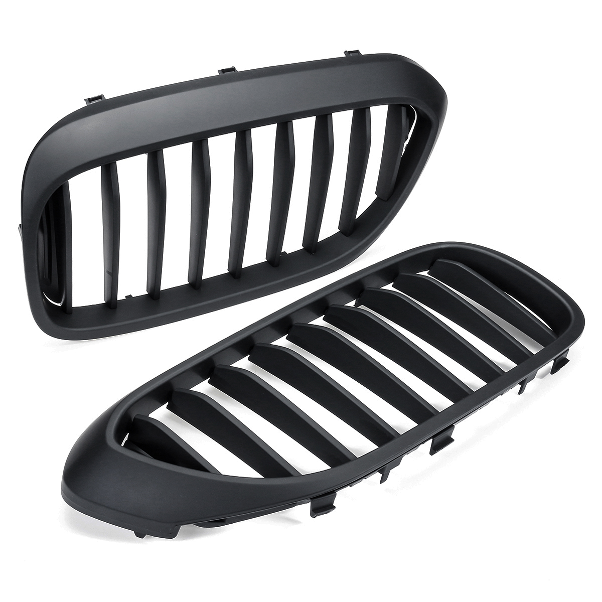Pair-Matte-Black-Front-Kidney-Grill-Grille-For-BMW-5-Series-G30-G31-G38-M5-2017-2018-1663247