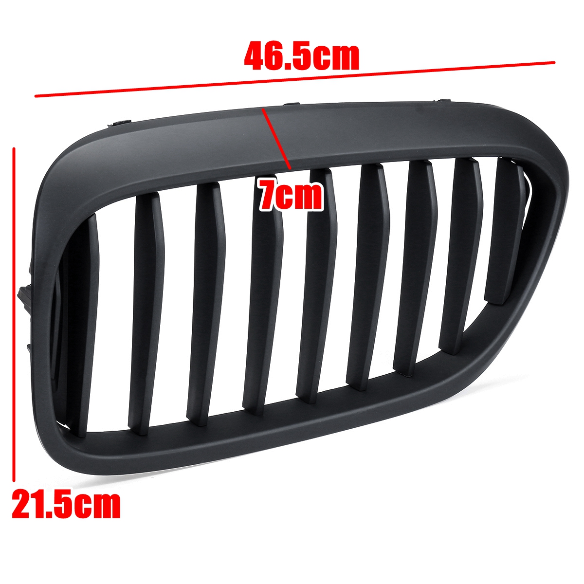 Pair-Matte-Black-Front-Kidney-Grill-Grille-For-BMW-5-Series-G30-G31-G38-M5-2017-2018-1663247