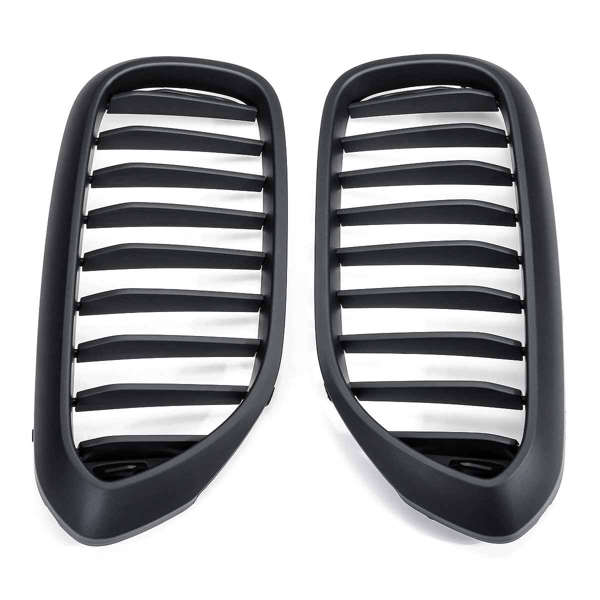 Pair-Matte-Black-Front-Kidney-Grill-Grille-For-BMW-5-Series-G30-G31-G38-M5-2017-2018-1663247